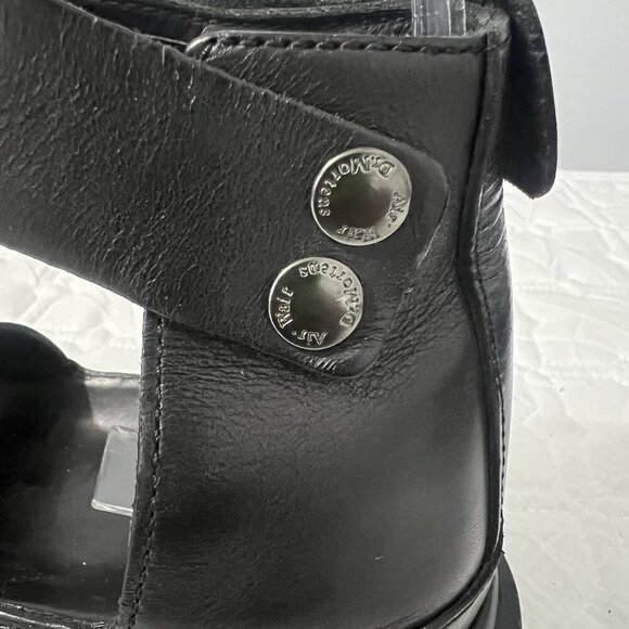 Dr Martens Clarissa II Black Leather Gladiator Sandals Women Size 8 Strappy - Picture 8 of 10